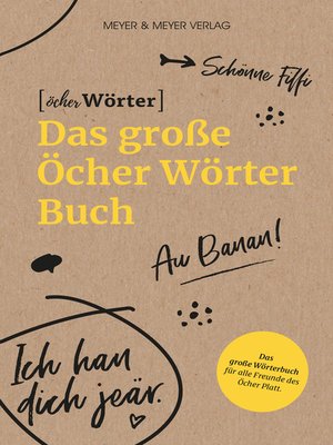 cover image of Das große Öcher Wörterbuch